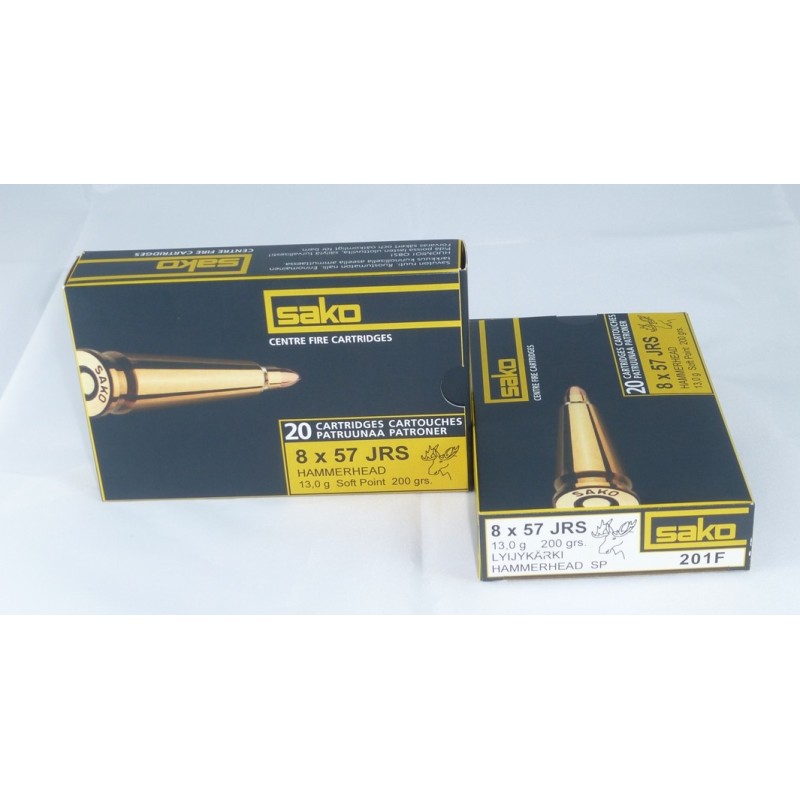 MUNICION SAKO  HAMMERHEAD CAL. 8X57 JRS 200 gr. 