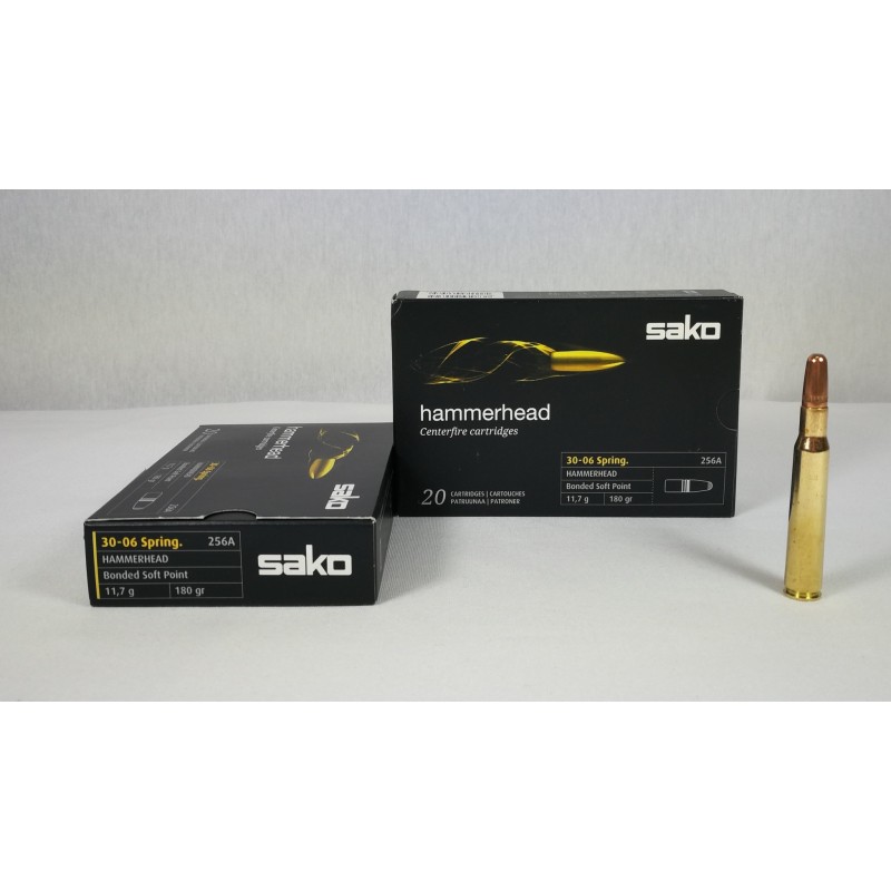MUNICION SAKO HAMMERHEAD CAL. 30-06 180gr.