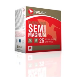 TRUST SEMIMAGNUM ECOFIELTRO 40 GR. 12/70/22 PERDIGON Nº 7 CAJA DE 25 U.