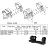 MONTURA MEDIA OPTILOCK PARA SAKO TRG TUBO 30 MM (  3 ANILLAS)