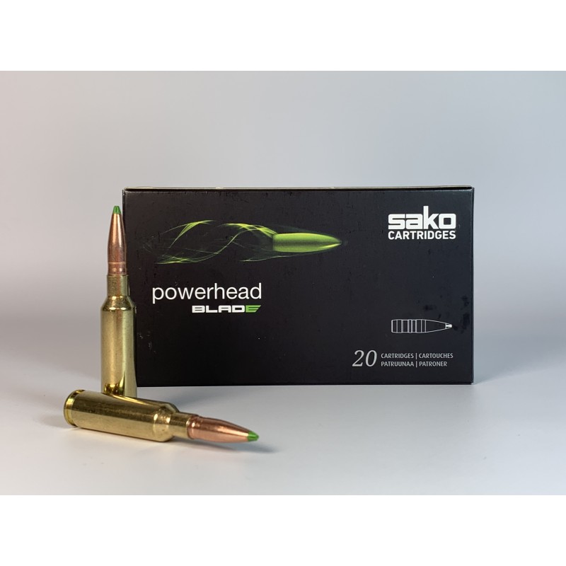 MUNICION SAKO CAL. 6,5 CREEDMOOR POWERHEAD BLADE  120 GR  , 20 UNIDADES