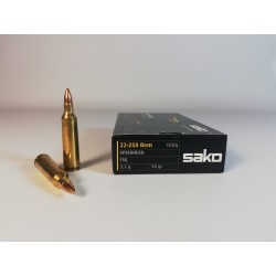 MUNICION SAKO CALIBRE 22-250 REM SPEEDHEAD 55gr 20 BALAS