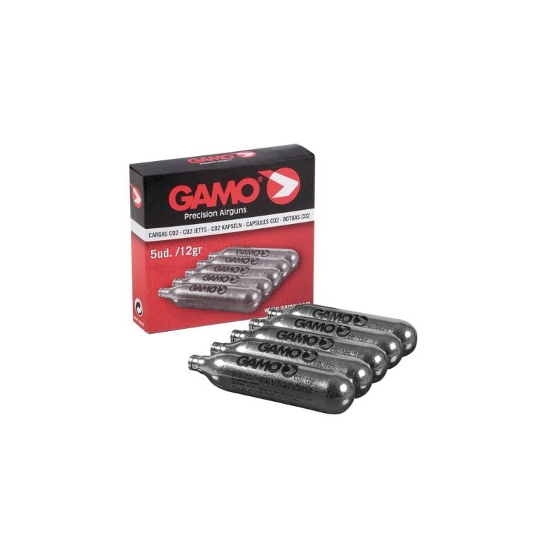 Bombona Gamo de CO2 - caja 5 bombonas