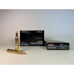 MUNICION SAKO  SUPERHAMMER HEAD CAL. .300 WM 180 gr.
