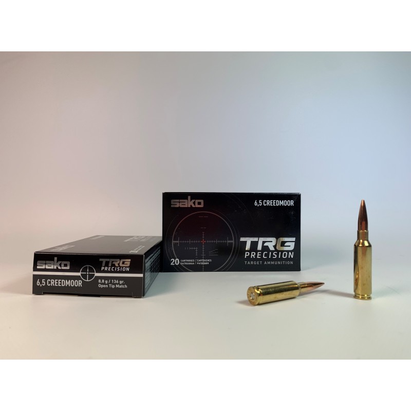 MUNICION SAKO CALIBRE 6,5 CREEDMORE TRG PRECISION 136 GR. CAJA 20 BALAS