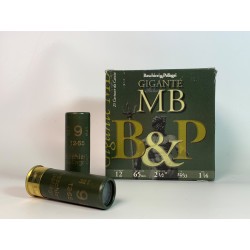 CARTUCHO B&P GIGANTE MB CALIBRE 12-65  32/33 GR  CAJA 25 UNIDADES