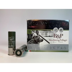 CARTUCHO B&P MG2 MYTHOS CALIBRE 12-76 46 GR. PERDIGON 5 CAJA 10 UNIDADES