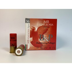 CARTUCHO B&P MB STAR ROSSA  CAL. 12-70 36 GR. PERDIGON 7,5