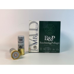 CARTUCHO B&P MB WINTER CALIBRE 12-70 38 GR. PERDIGON Nº 6