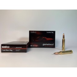 MUNICION SAKO CALIBRE 7MM RM 150 GR. GAMEHE PRO CAJA 20 UNIDADES