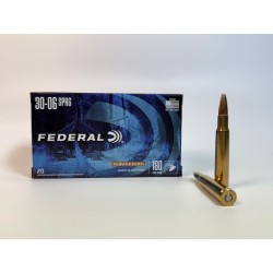 MUNICION FEDERAL CALIBRE 30-06  180 GR SOFT POINT  CAJA DE 20 BALAS