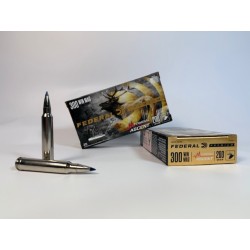 MUNICION FEDERAL PREMIUM  CAL. 300 WIN MAG 200 GR. TERMINAL ASCENT CAJA 20 UNIDADES