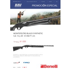 ESCOPETA BENELLI MONTEFELTRO BLACK SYNT C/12  CAÑON 71