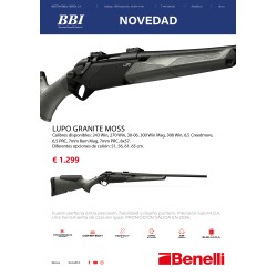 RIFLE BENELLI LUPO GRANITE MOSS CAL. 308 WIN 56 CM