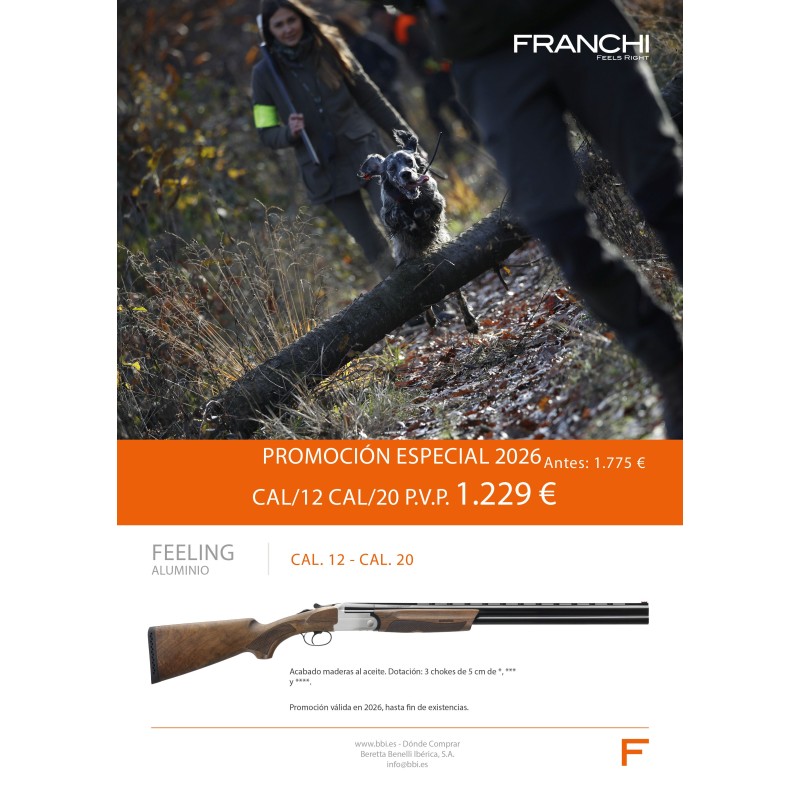 ESCOPETA FRANCHI FEELING ALUMINIO CAL. 20  71 CM